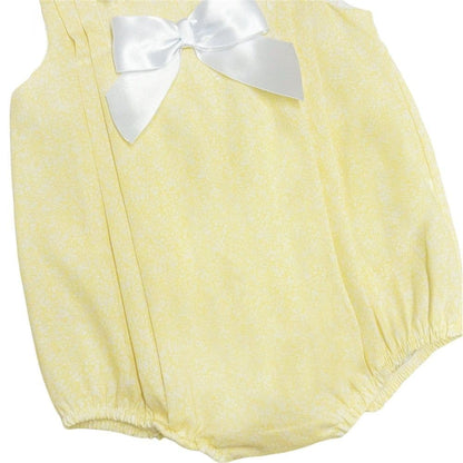 *SALE* Baby Girl Pale Yellow Floral Romper "MYD2341Y"