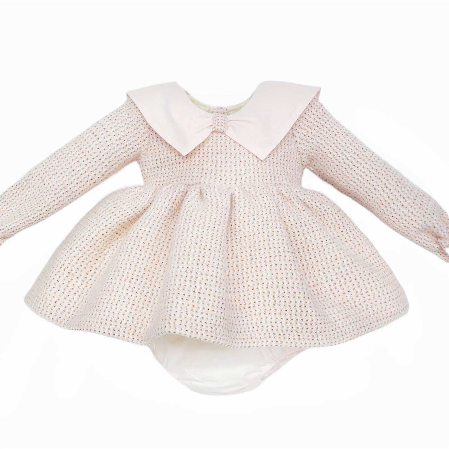 *SALE* Baby Girl Peach Spring Cozy Dress with Pants "MYD25229"