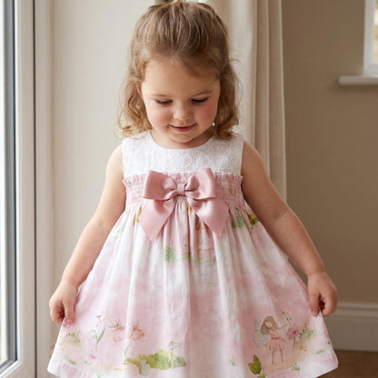 *SALE* Baby Girl Pink Cotton Fairy Dress with Pants "MYD25029"
