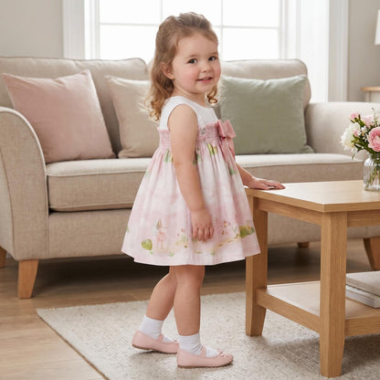 *SALE* Baby Girl Pink Cotton Fairy Dress with Pants "MYD25029"