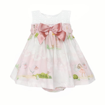 *SALE* Baby Girl Pink Cotton Fairy Dress with Pants "MYD25029"