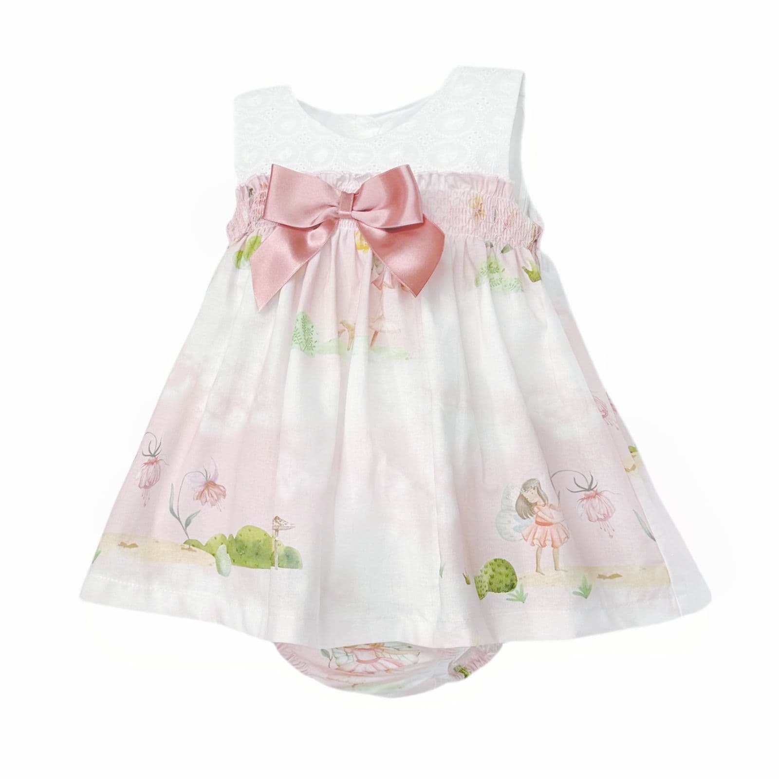 *SALE* Baby Girl Pink Cotton Fairy Dress with Pants "MYD25029"