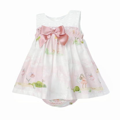 *SALE* Baby Girl Pink Cotton Fairy Dress with Pants "MYD25029"