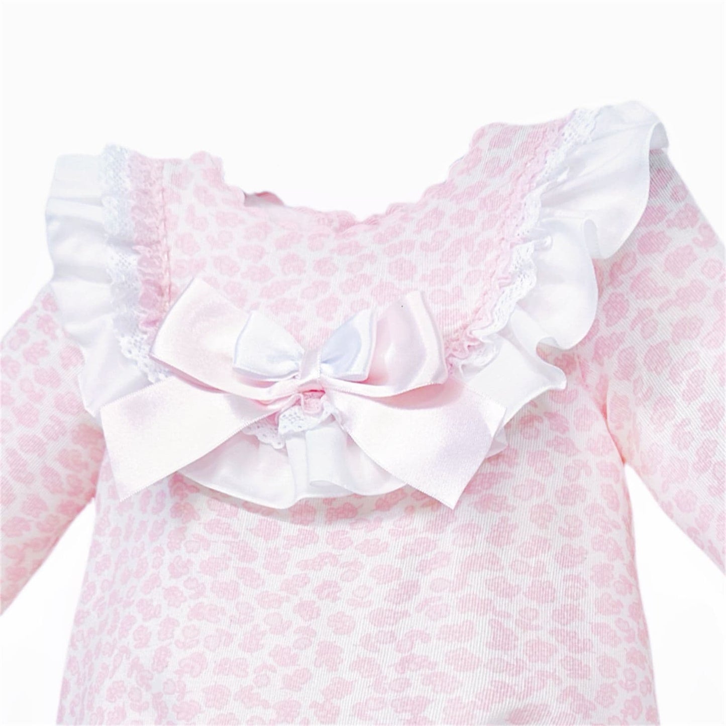 *SALE* Baby Girl Pink Floral Collar Romper "MYDC2454"