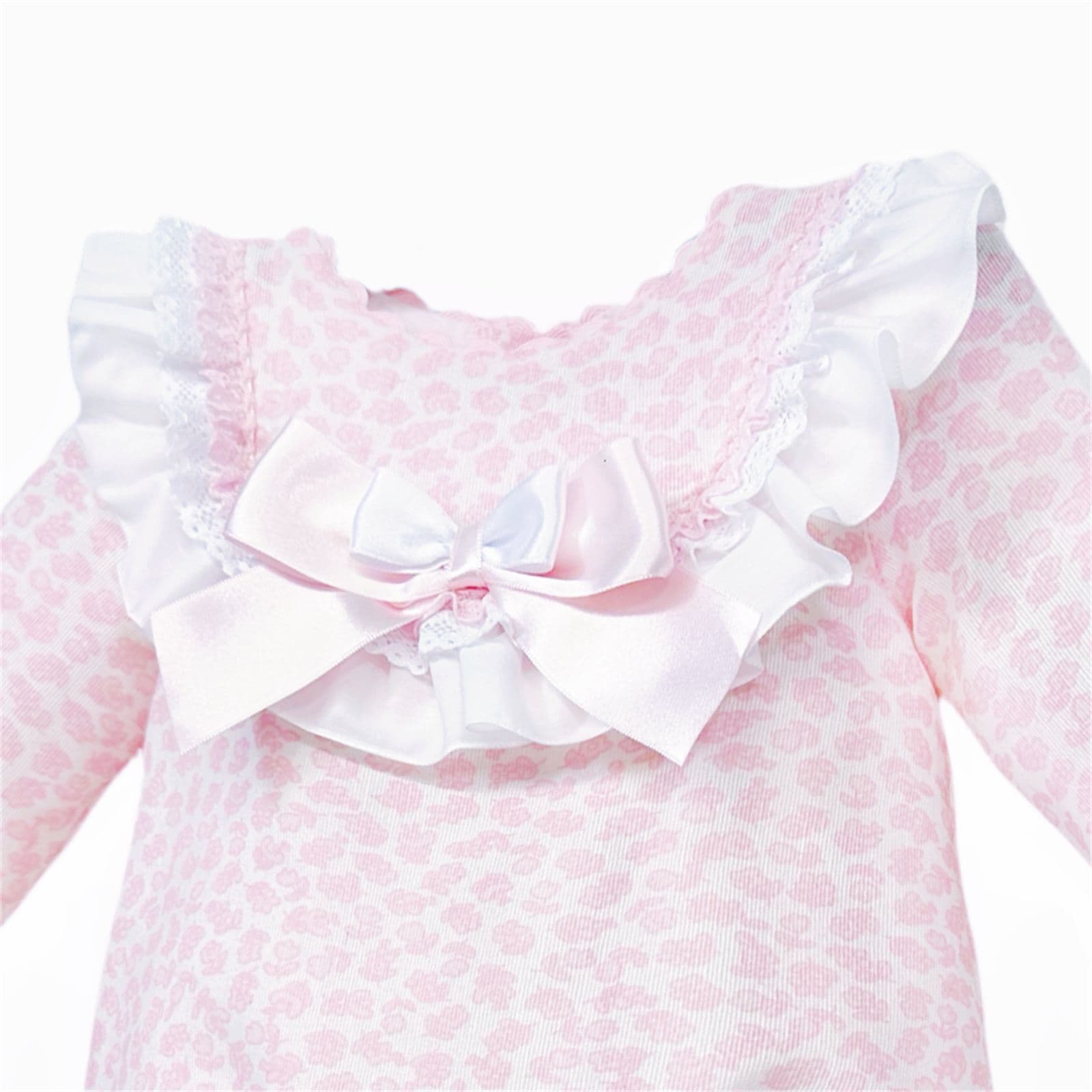 *SALE* Baby Girl Pink Floral Collar Romper "MYDC2454"