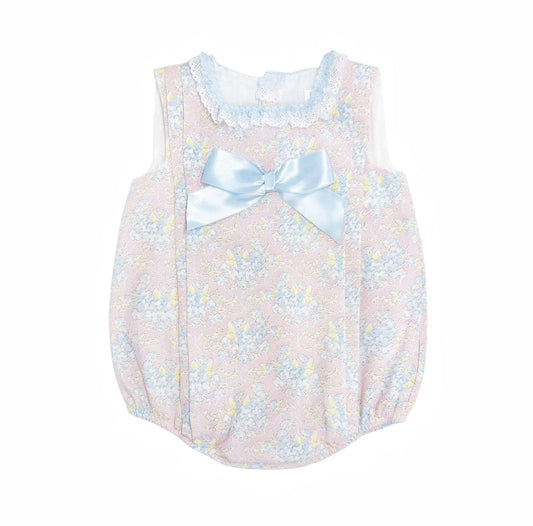 *SALE* Baby Girl Pink Floral Cotton Romper "MYD2303P"