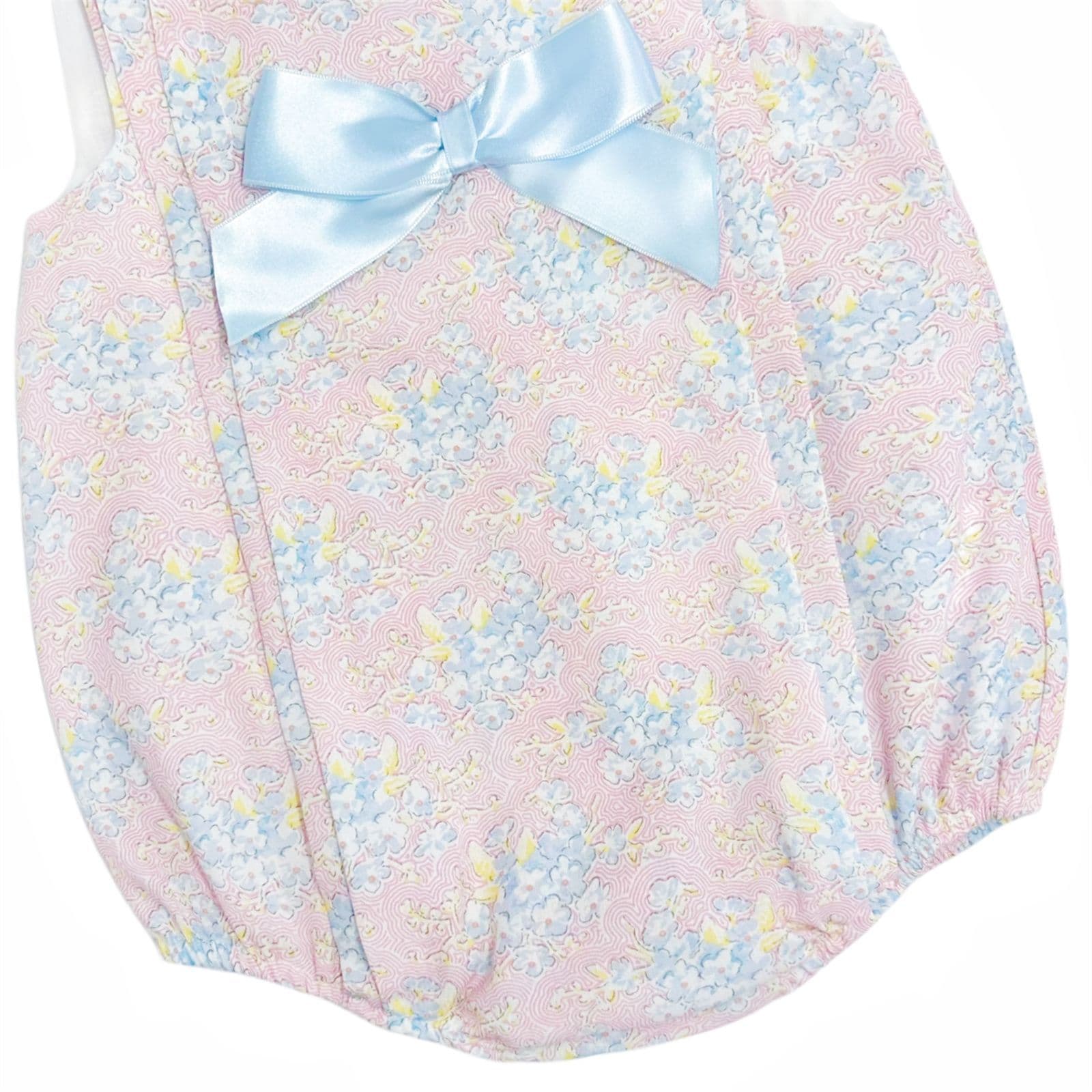 *SALE* Baby Girl Pink Floral Cotton Romper "MYD2303P"