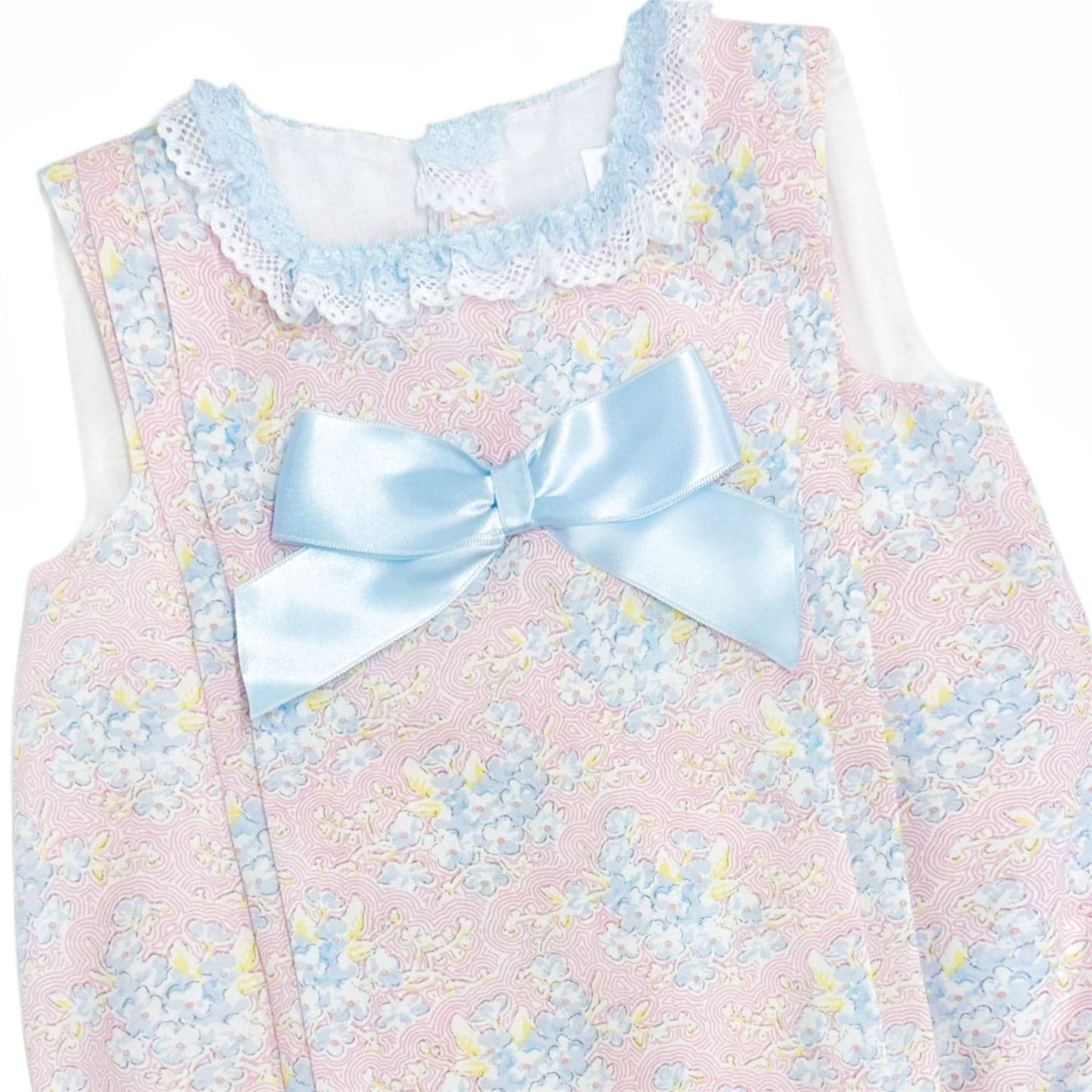 *SALE* Baby Girl Pink Floral Cotton Romper "MYD2303P"