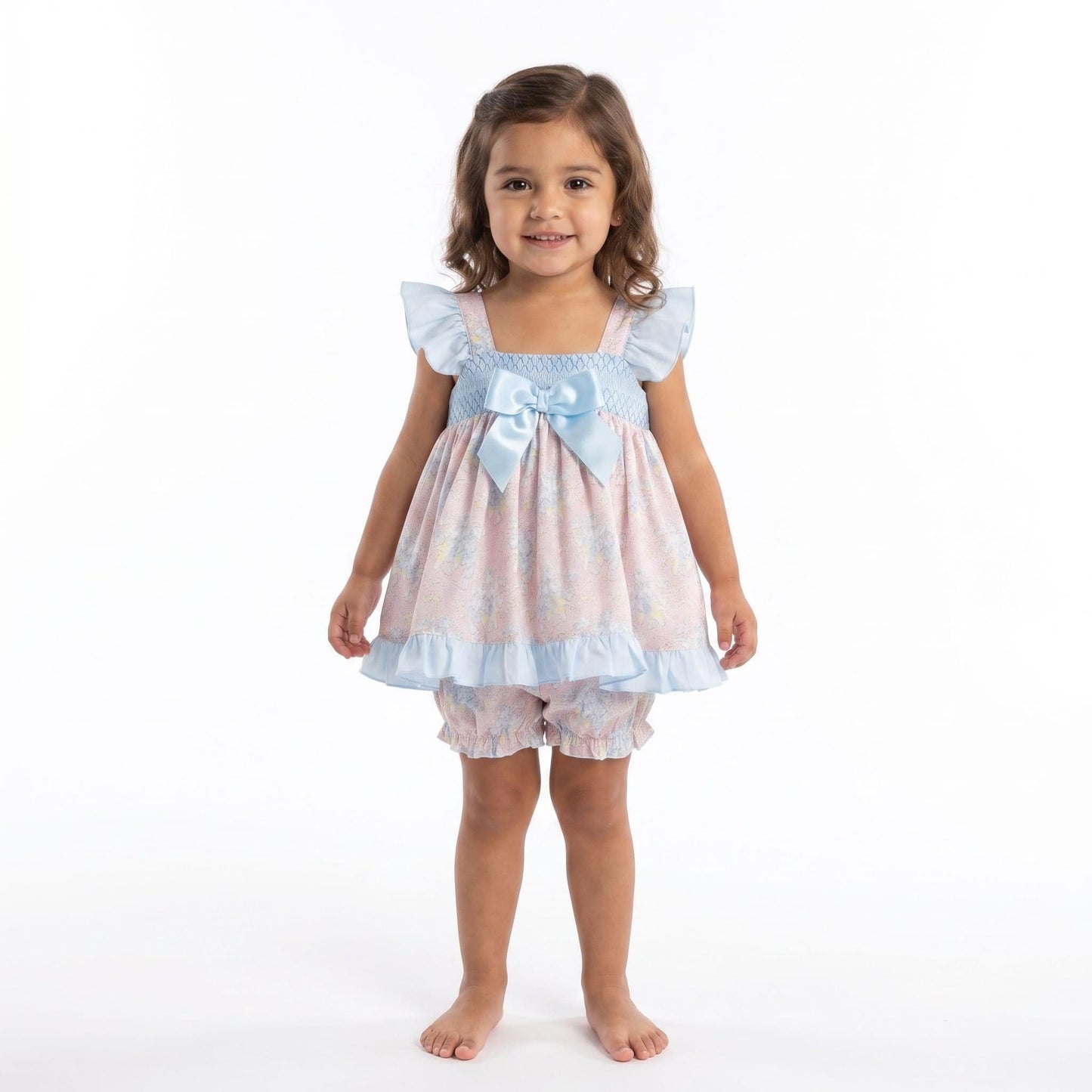 *SALE* Baby Girl Pink Floral Dress with Knickers "MYD2302P"