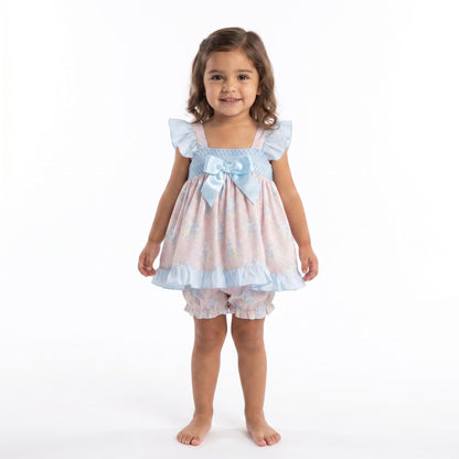 *SALE* Baby Girl Pink Floral Dress with Knickers "MYD2302P"