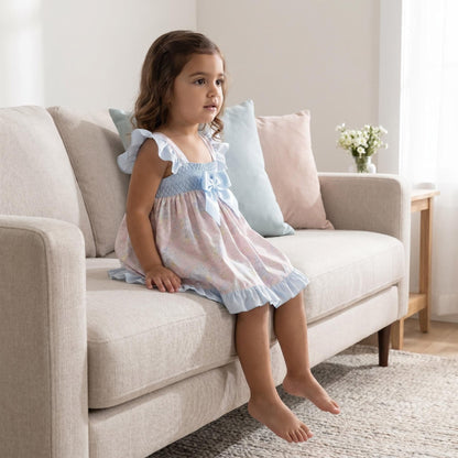 *SALE* Baby Girl Pink Floral Dress with Knickers "MYD2302P"