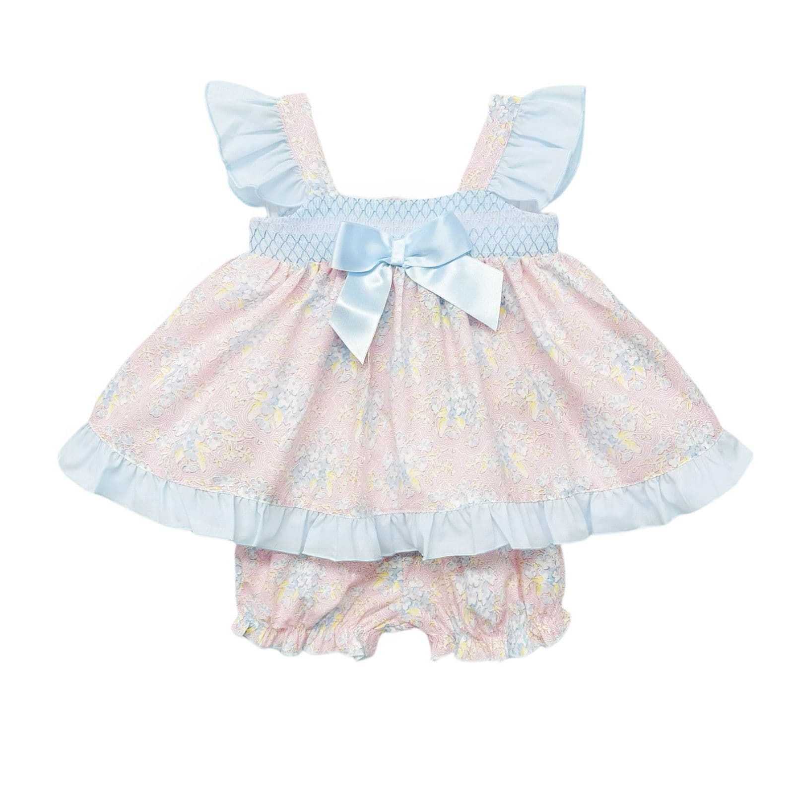 *SALE* Baby Girl Pink Floral Dress with Knickers "MYD2302P"