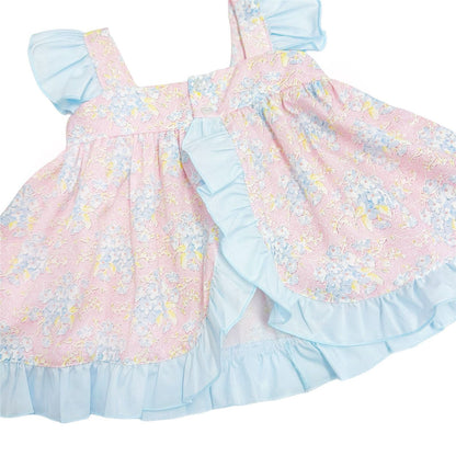 *SALE* Baby Girl Pink Floral Dress with Knickers "MYD2302P"