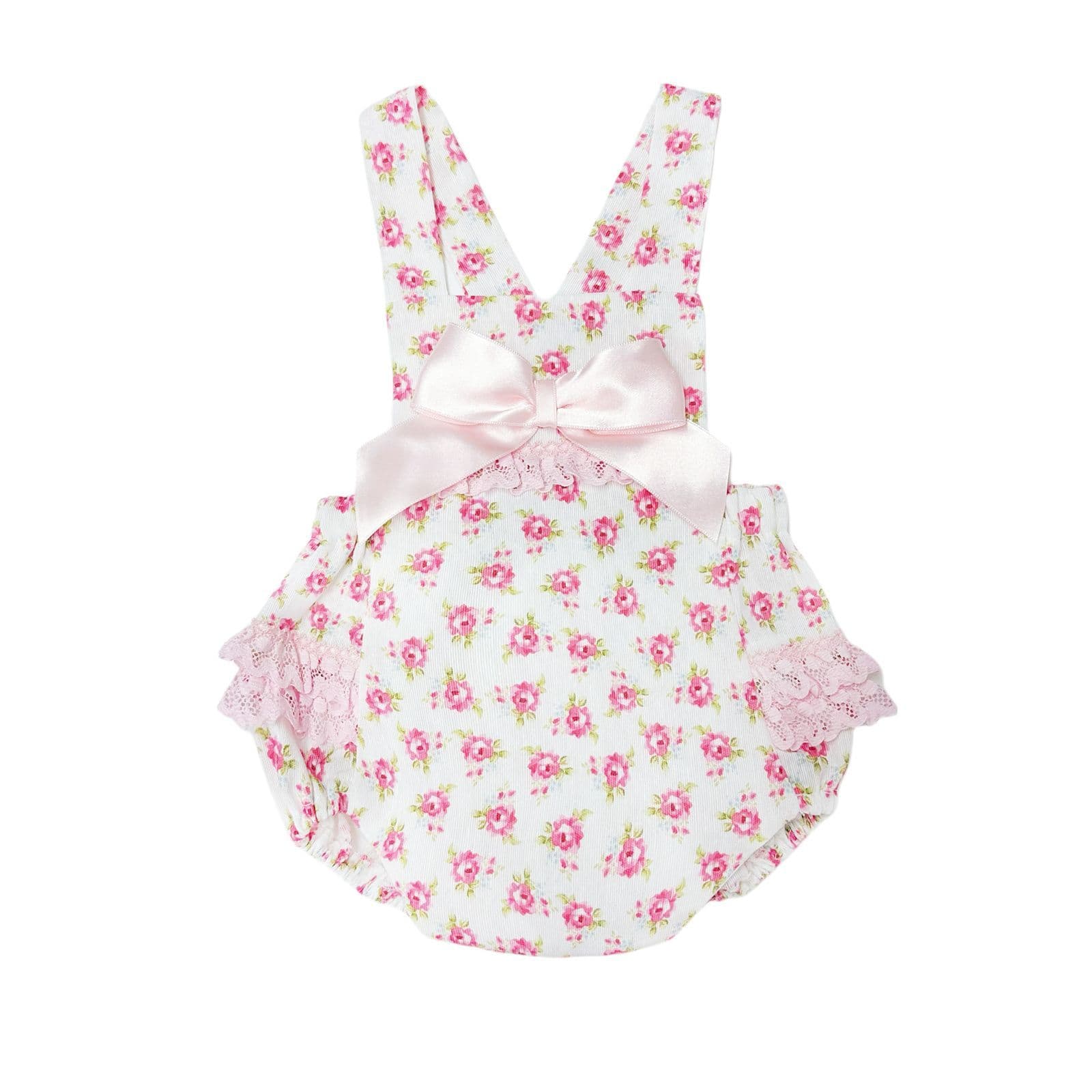 *SALE* Baby Girl Pink Floral Romper with Shirt "MYD2453"