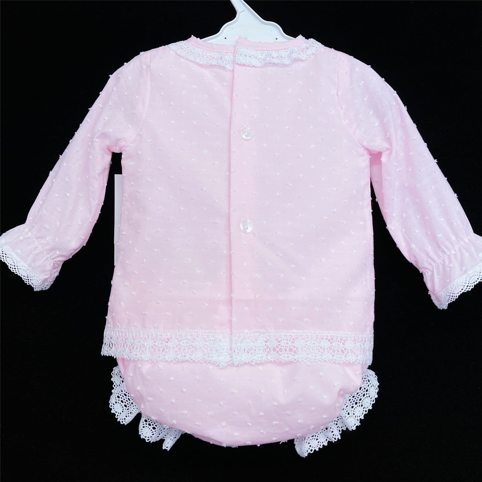 *SALE* Baby Girl Pink Long Sleeve Dress Set "MYD851"