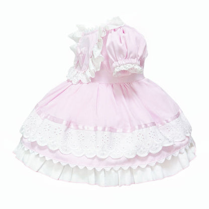 *SALE* Baby Girl Pink Puff Ball Lace Dress "2505"