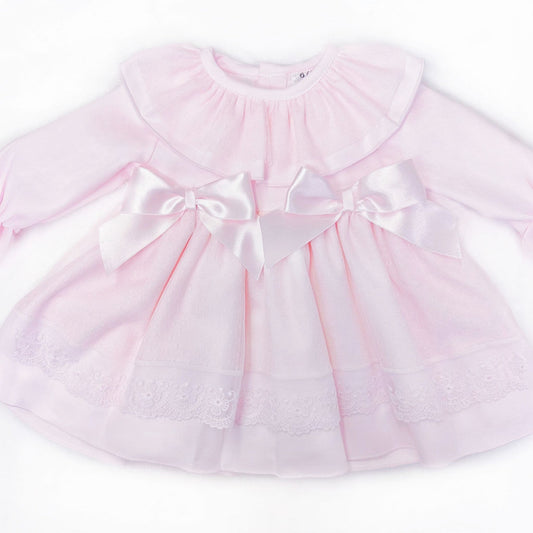 *SALE* Baby Girl Pink Puff Ball Tulle Tulle Dress with Pants "MYD2357"