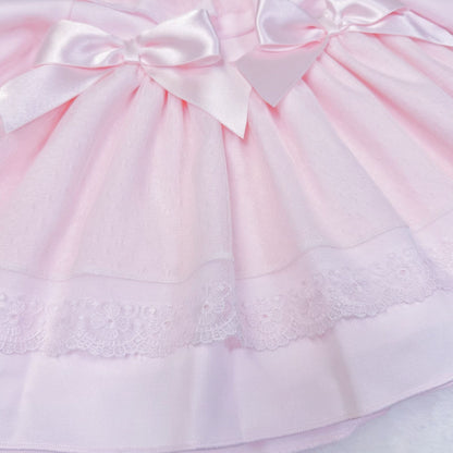 *SALE* Baby Girl Pink Puff Ball Tulle Tulle Dress with Pants "MYD2357"