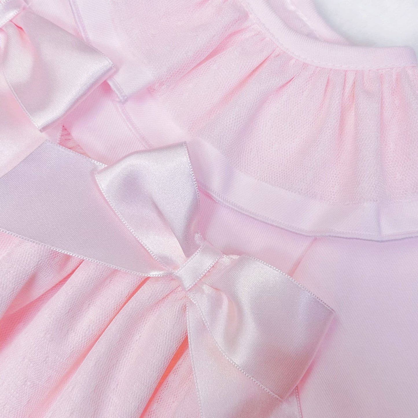 *SALE* Baby Girl Pink Puff Ball Tulle Tulle Dress with Pants "MYD2357"