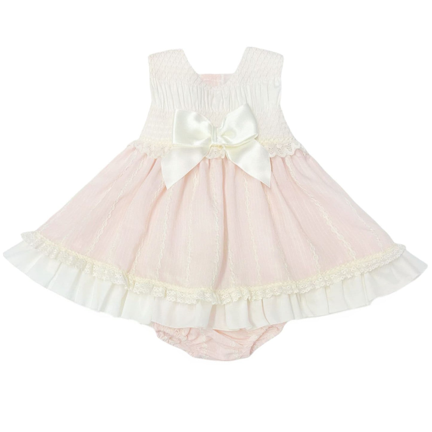 *SALE* Baby Girl Pink Puff Dress with Pants "MYD2439"