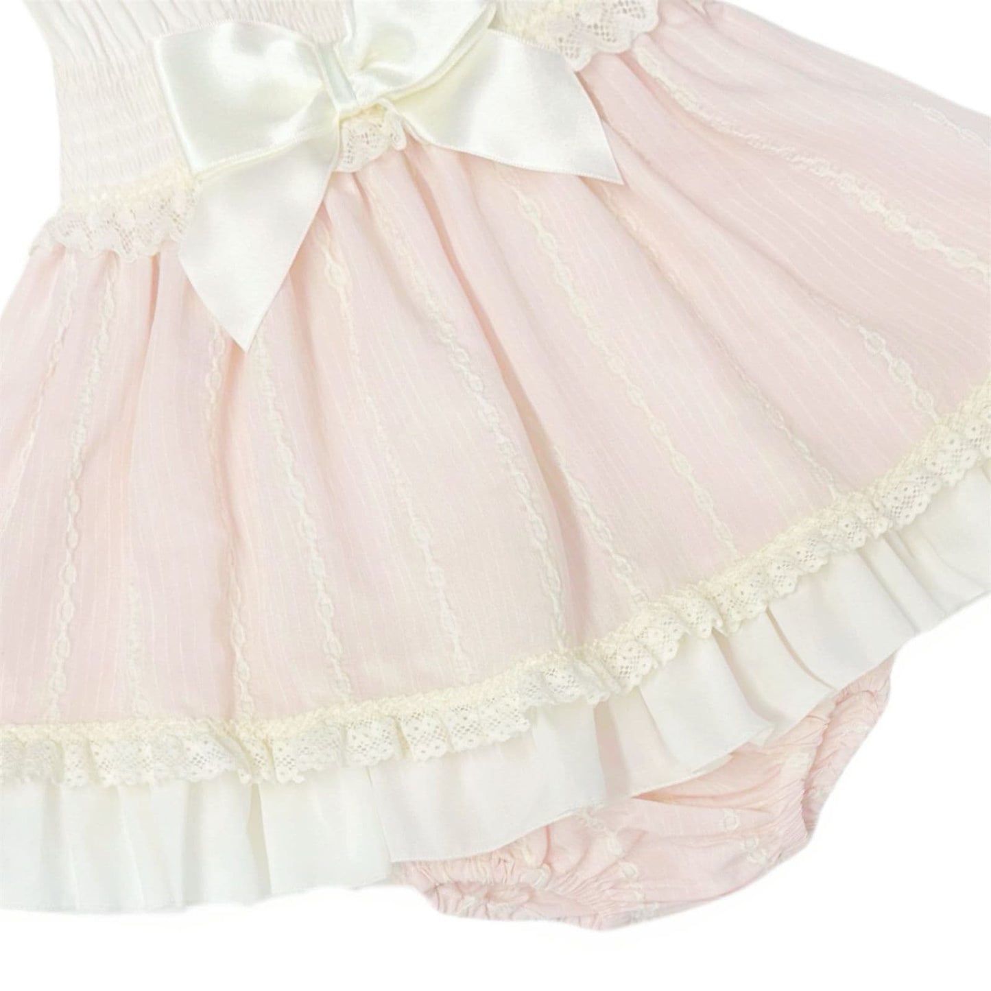 *SALE* Baby Girl Pink Puff Dress with Pants "MYD2439"