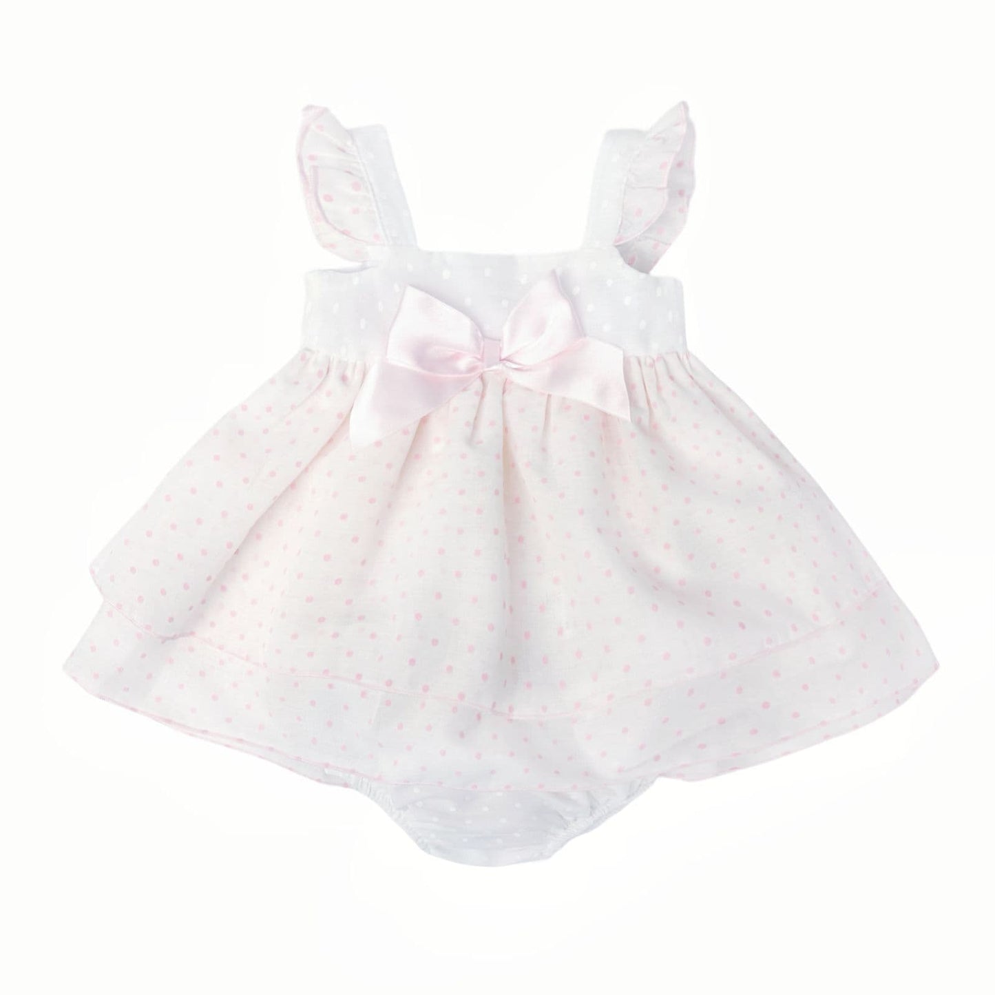 *SALE* Baby Girl Pink Sheer Sun Dress with Pants "MYD2438P"