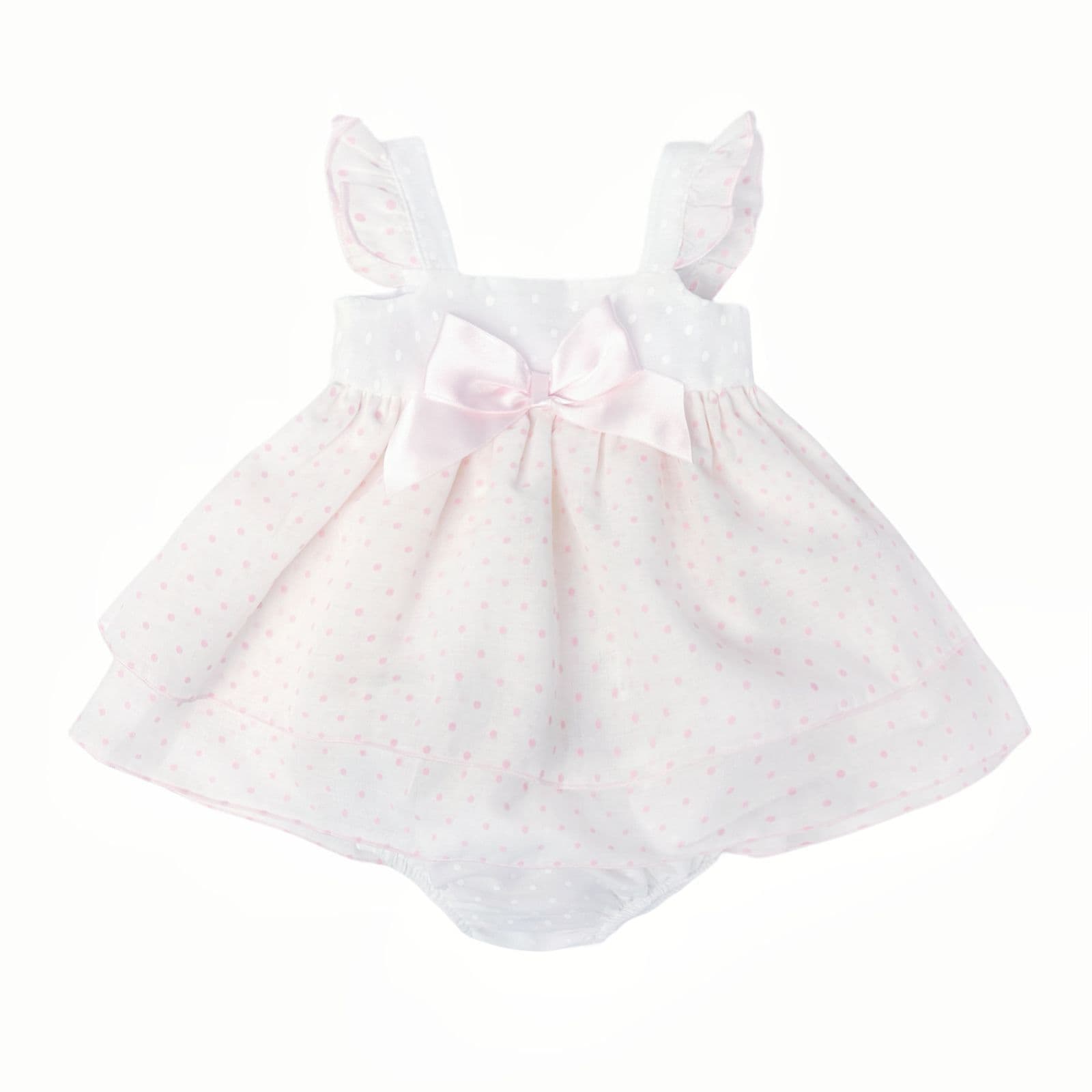 *SALE* Baby Girl Pink Sheer Sun Dress with Pants "MYD2438P"
