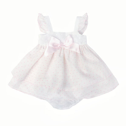*SALE* Baby Girl Pink Sheer Sun Dress with Pants "MYD2438P"