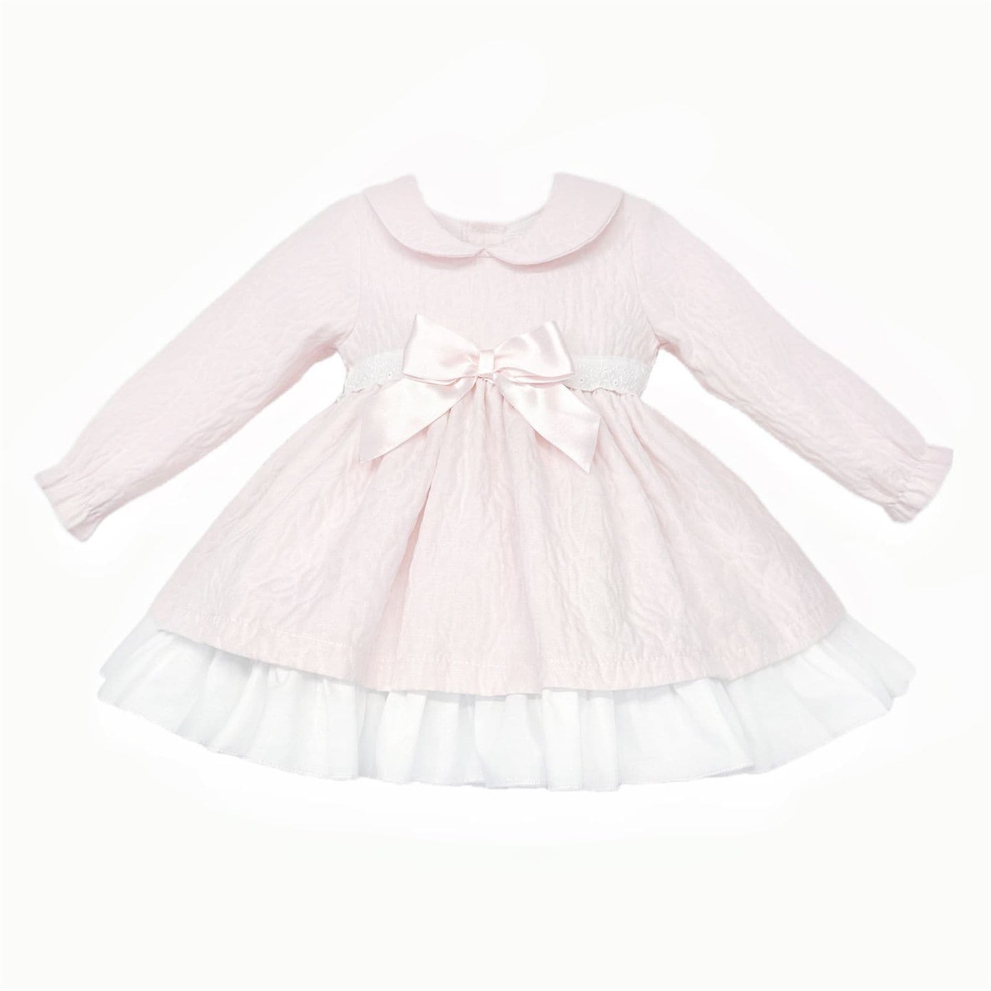 *SALE* Baby Girl Pink Soft Cozy Puff Ball Dress with Pants "MYD25208"