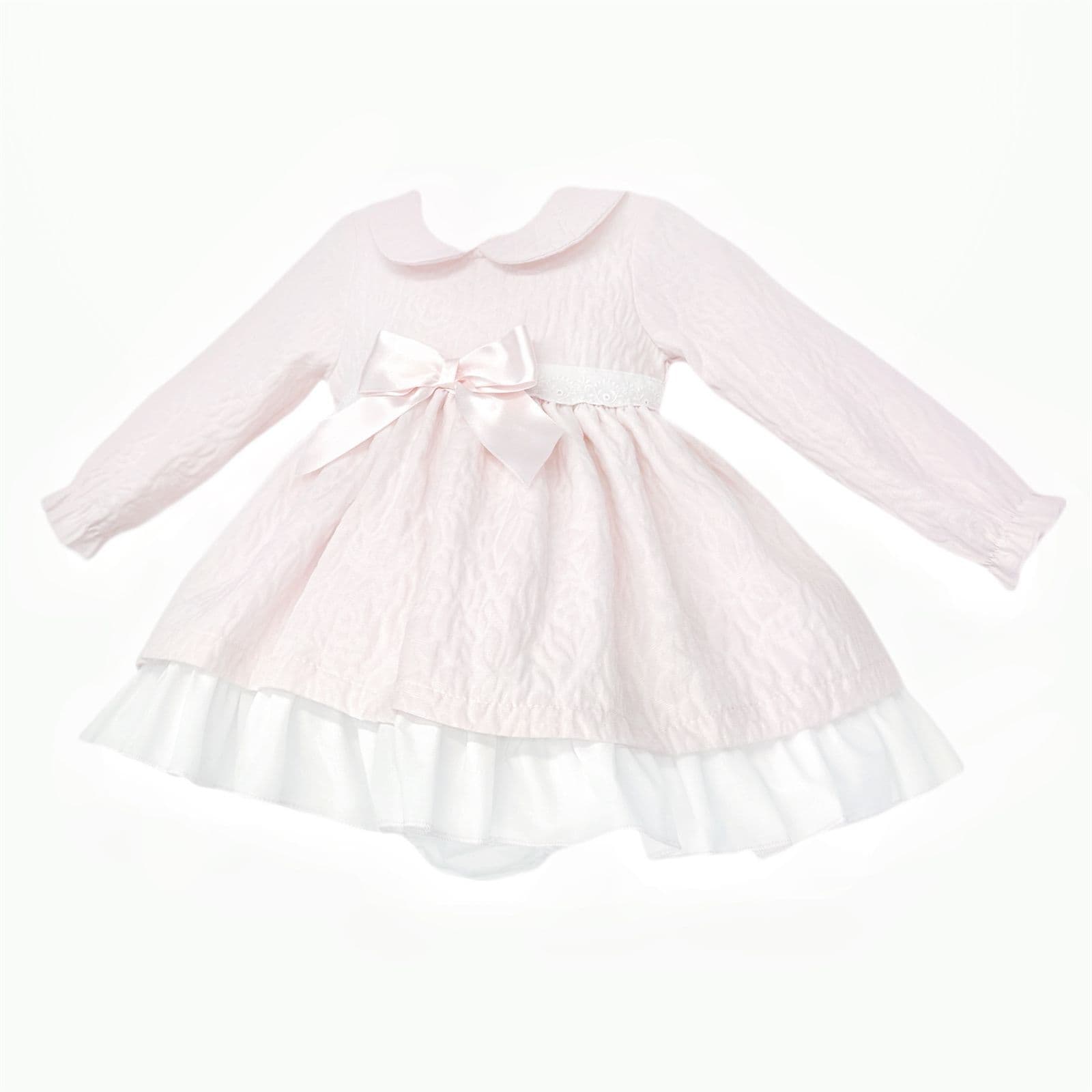 *SALE* Baby Girl Pink Soft Cozy Puff Ball Dress with Pants "MYD25208"