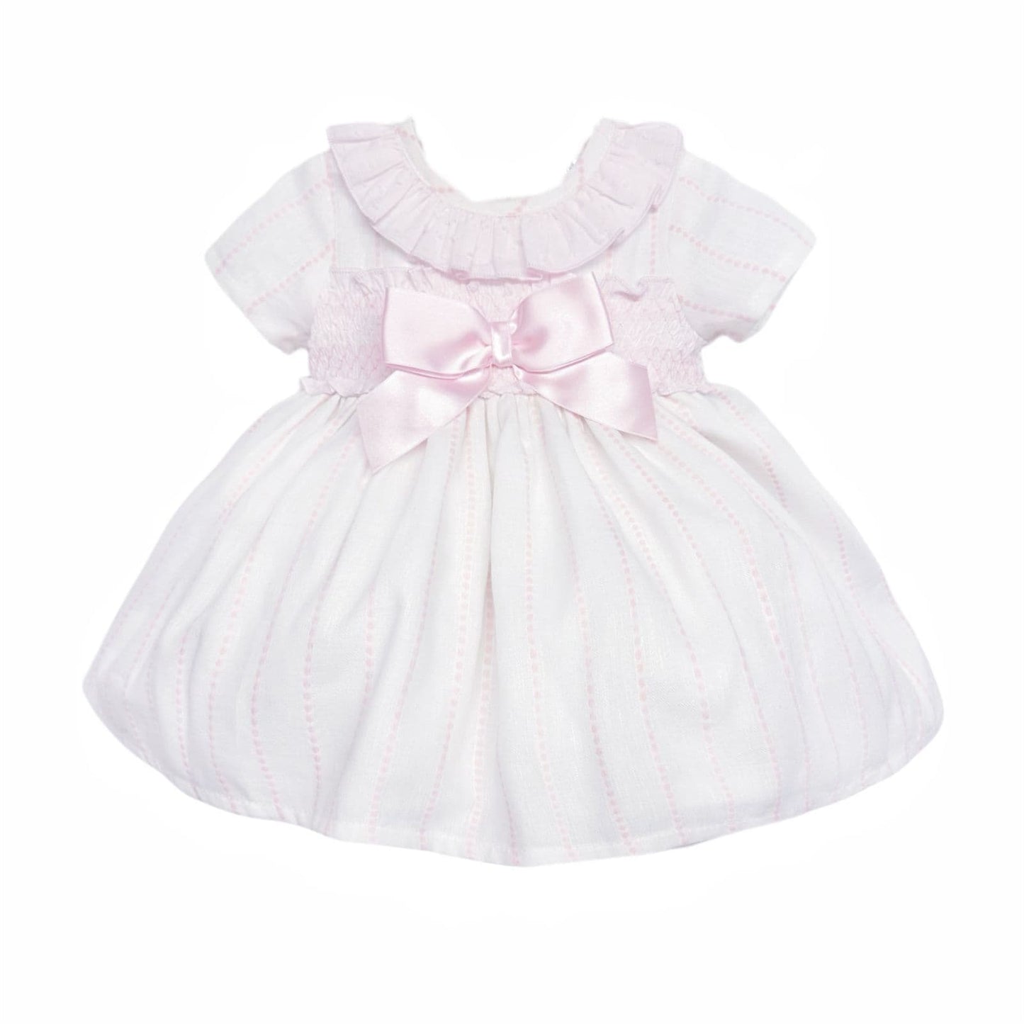 *SALE* Baby Girl Pink Stripe Puff Ball Dress with Pants "MYD2345P"