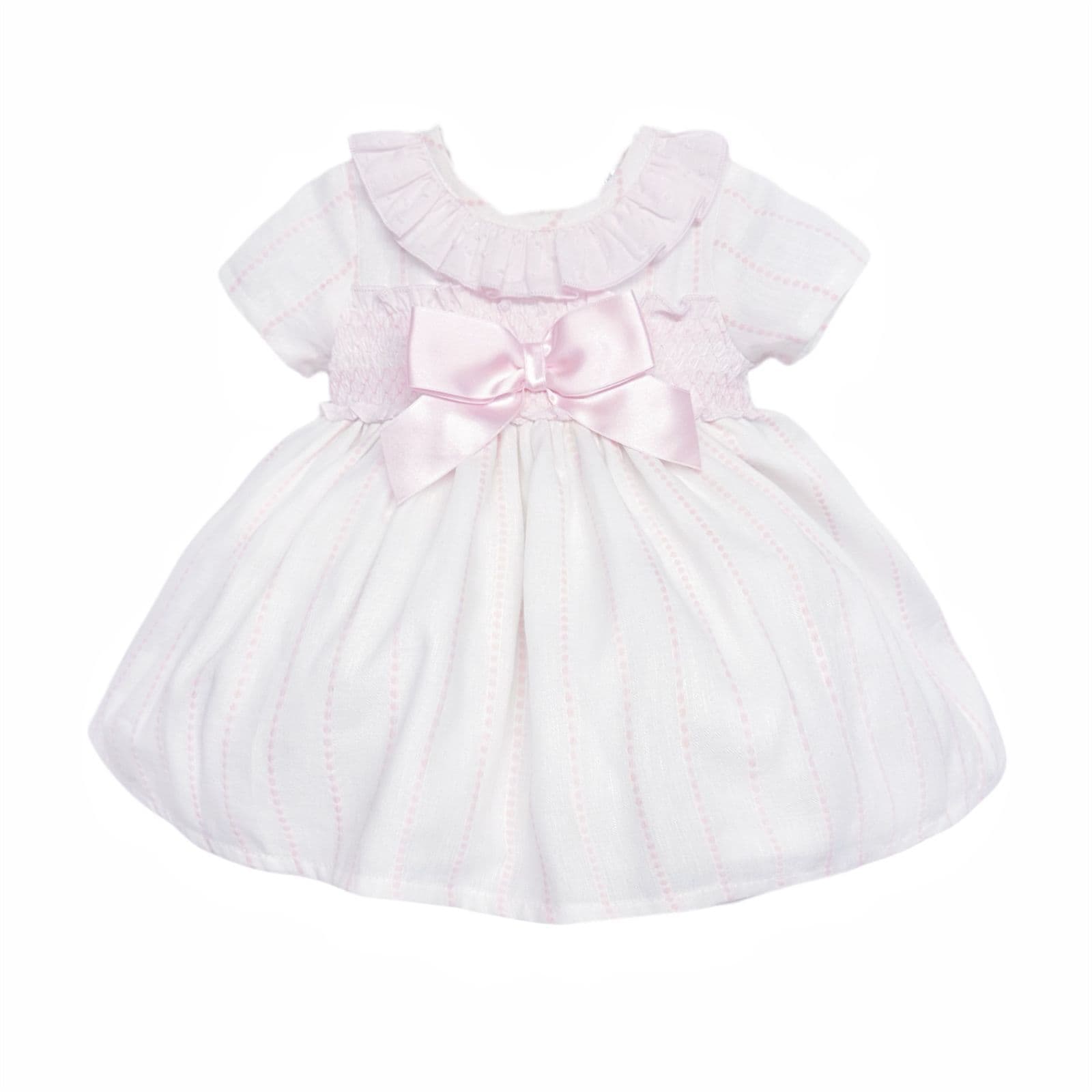 *SALE* Baby Girl Pink Stripe Puff Ball Dress with Pants "MYD2345P"