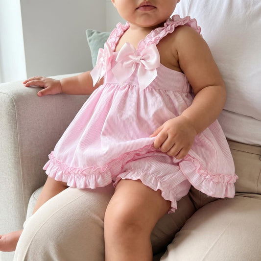 *SALE* Baby Girl Pink Summer Sun Dress with Knickers "2403 Pink"