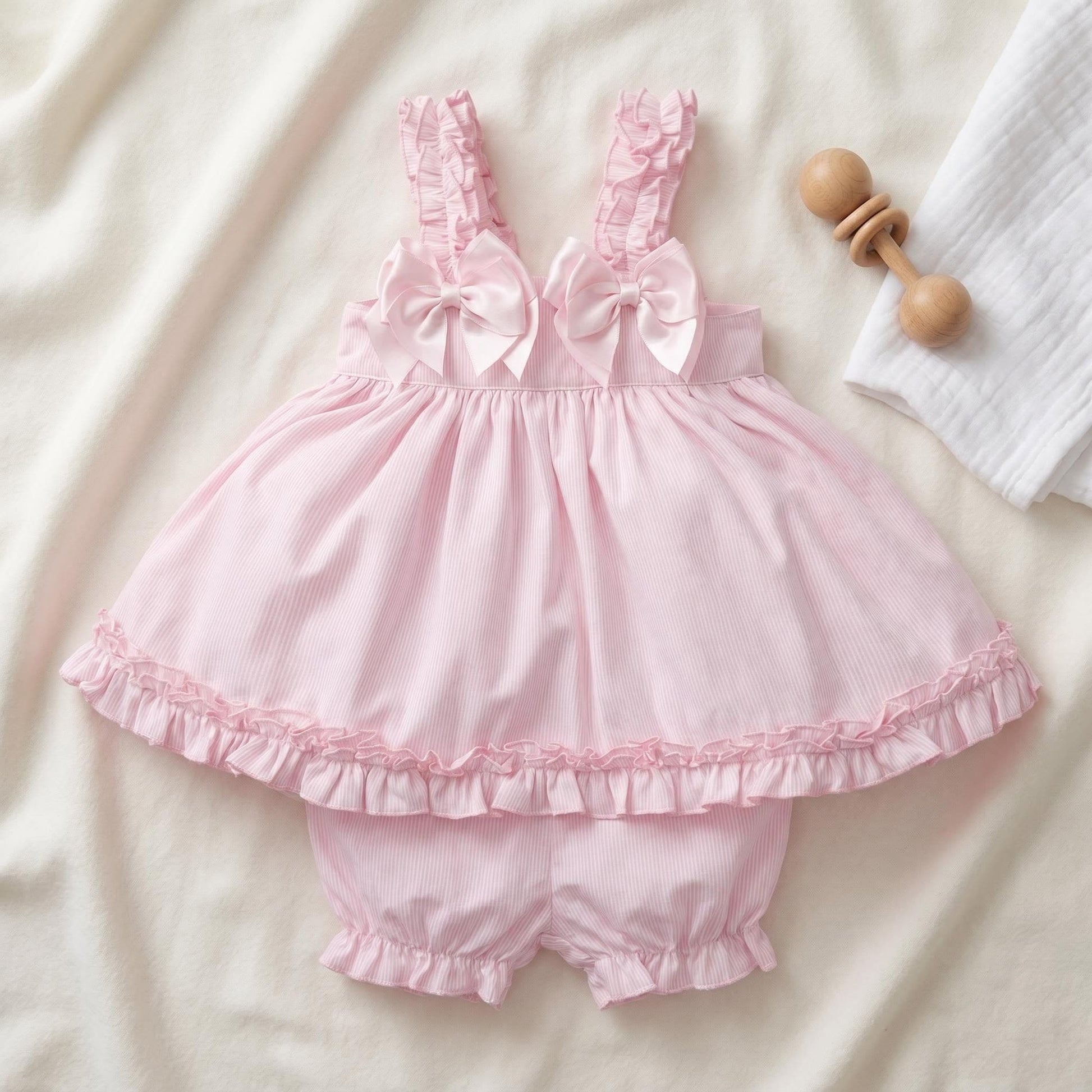 *SALE* Baby Girl Pink Summer Sun Dress with Knickers "2403 Pink"