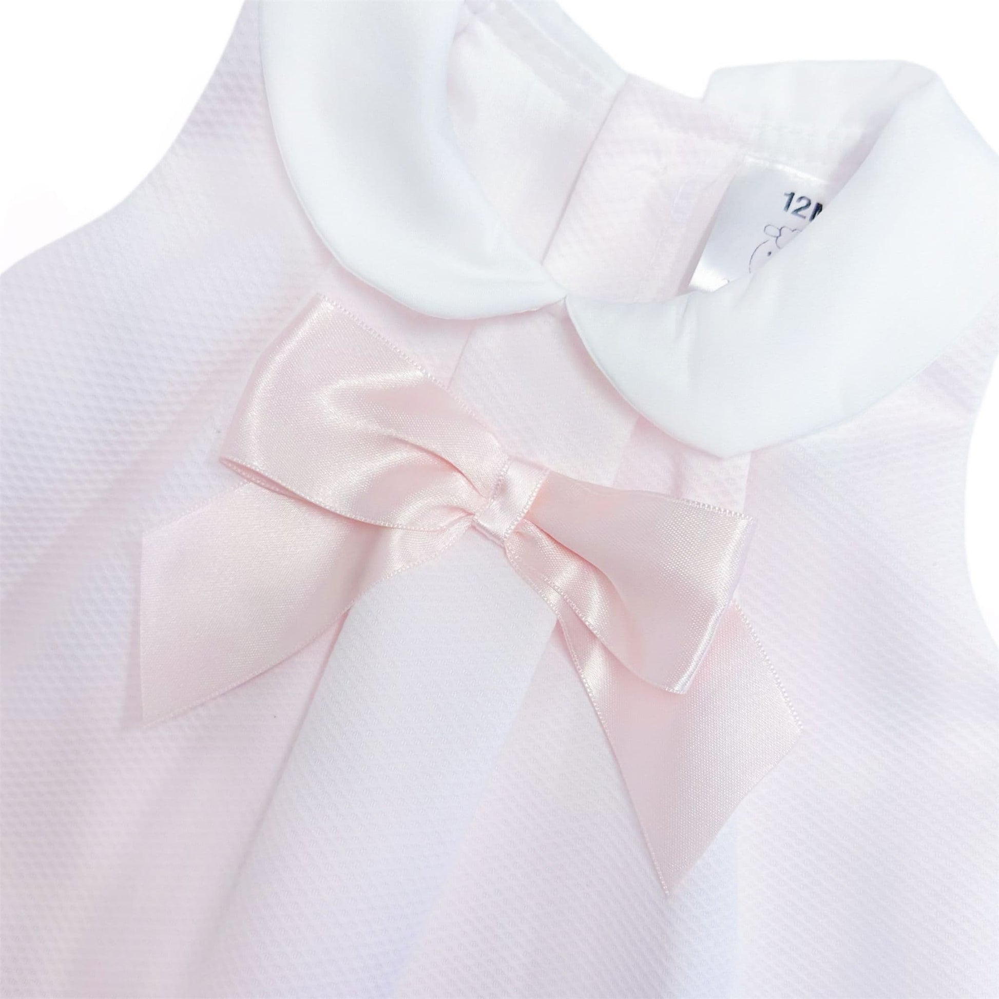 *SALE* Baby Girl Pink Waffle Frilly Dress with Pants "MYD2442P"