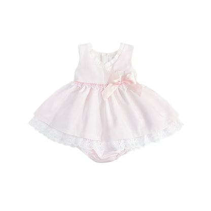 *SALE* Baby Girl Pink Waffle Puff Ball Dress with Pants "MYD2441P"