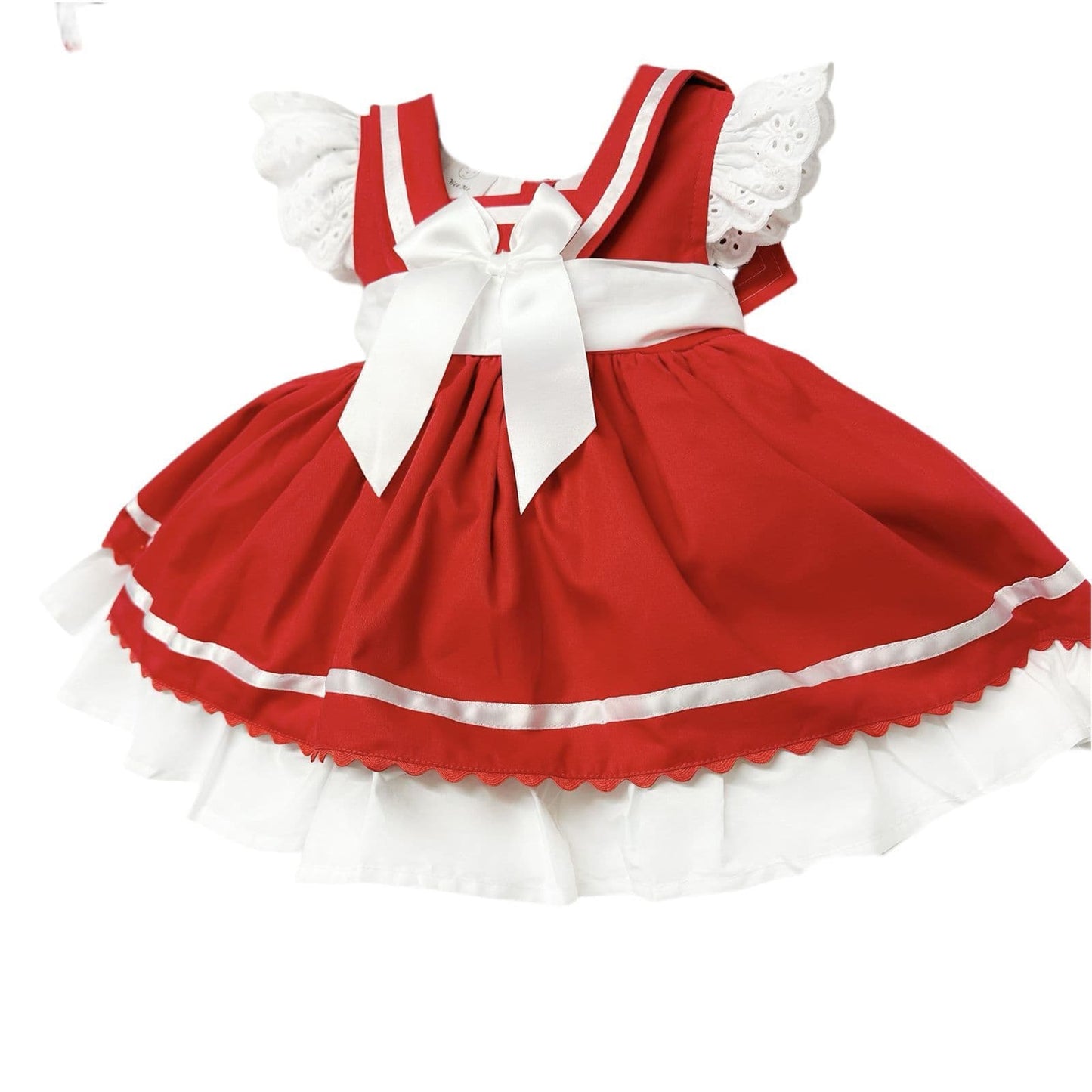 *SALE* Baby Girl Red Sailor Puff Ball Dress "2015 Red"
