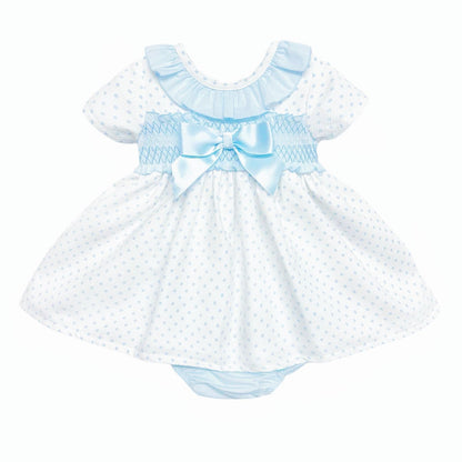 *SALE* Baby Girl Waffle Spotty Dress with Pants "MYD2320B"