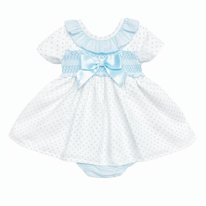 *SALE* Baby Girl Waffle Spotty Dress with Pants "MYD2320B"