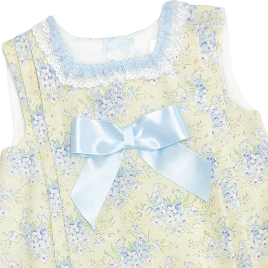 *SALE* Baby Girl Yellow Floral Cotton Romper "MYD2303Y"
