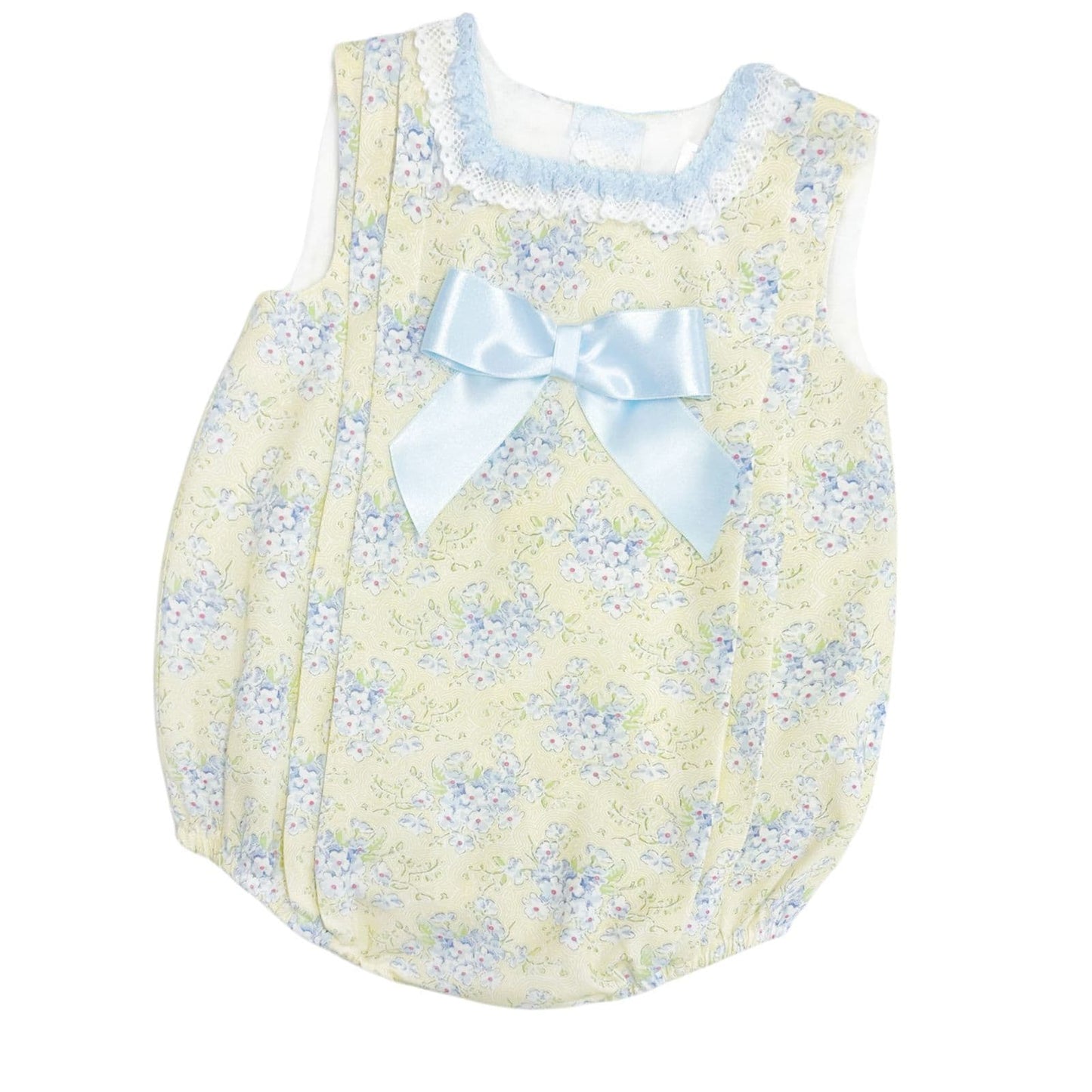 *SALE* Baby Girl Yellow Floral Cotton Romper "MYD2303Y"