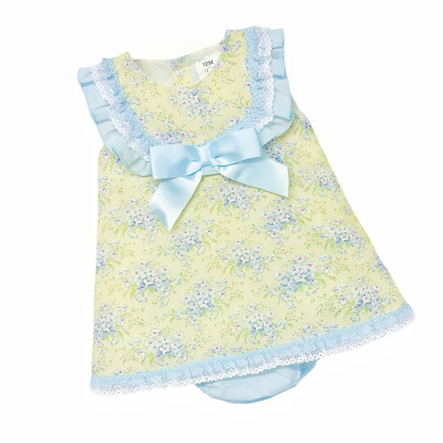 *SALE* Baby Girl Yellow Floral Summer Dress with Pants "MYD2301Y"