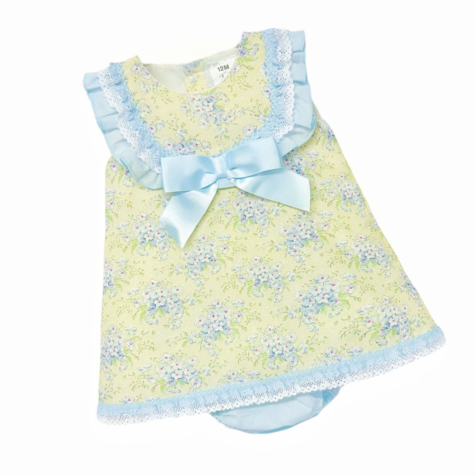 *SALE* Baby Girl Yellow Floral Summer Dress with Pants "MYD2301Y"