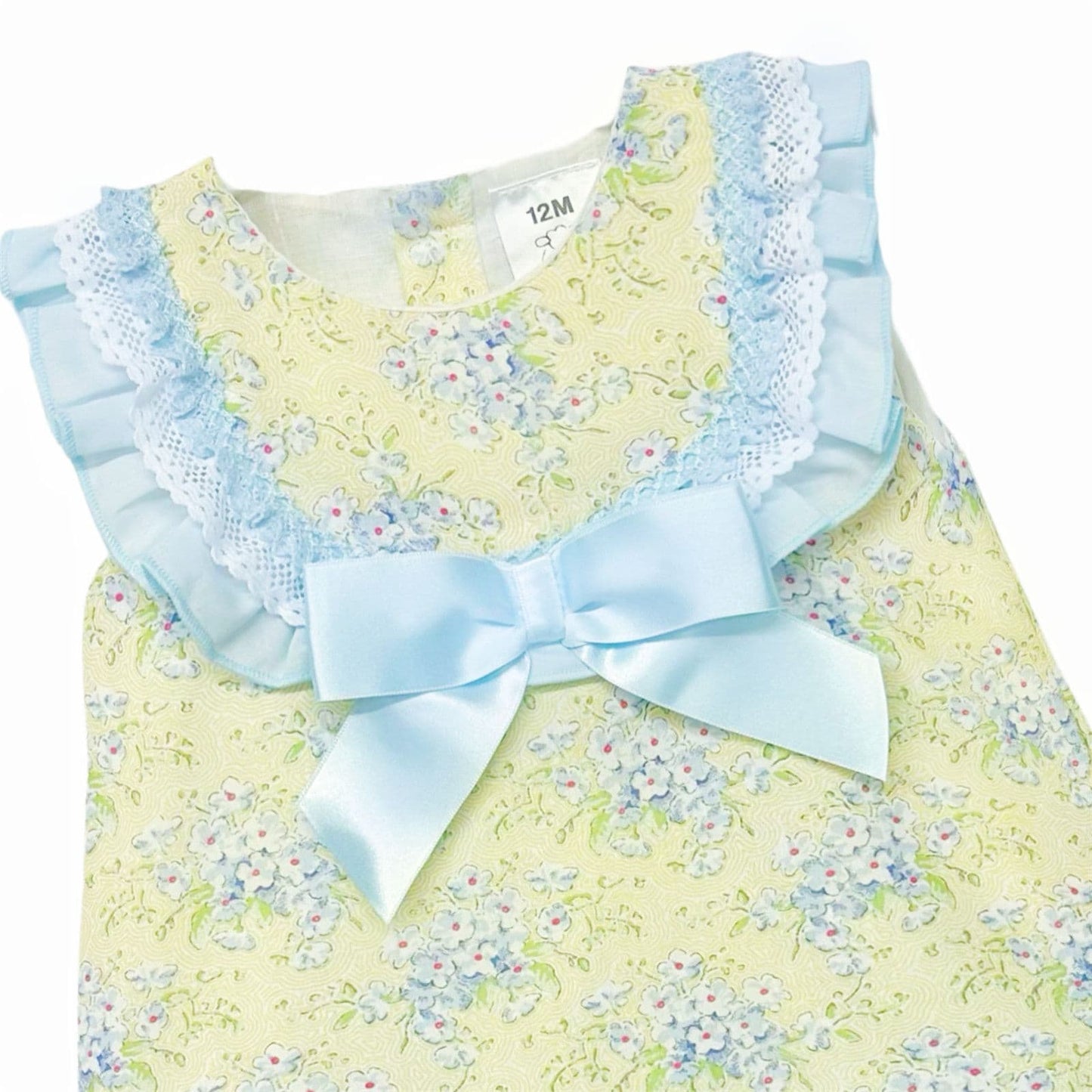 *SALE* Baby Girl Yellow Floral Summer Dress with Pants "MYD2301Y"