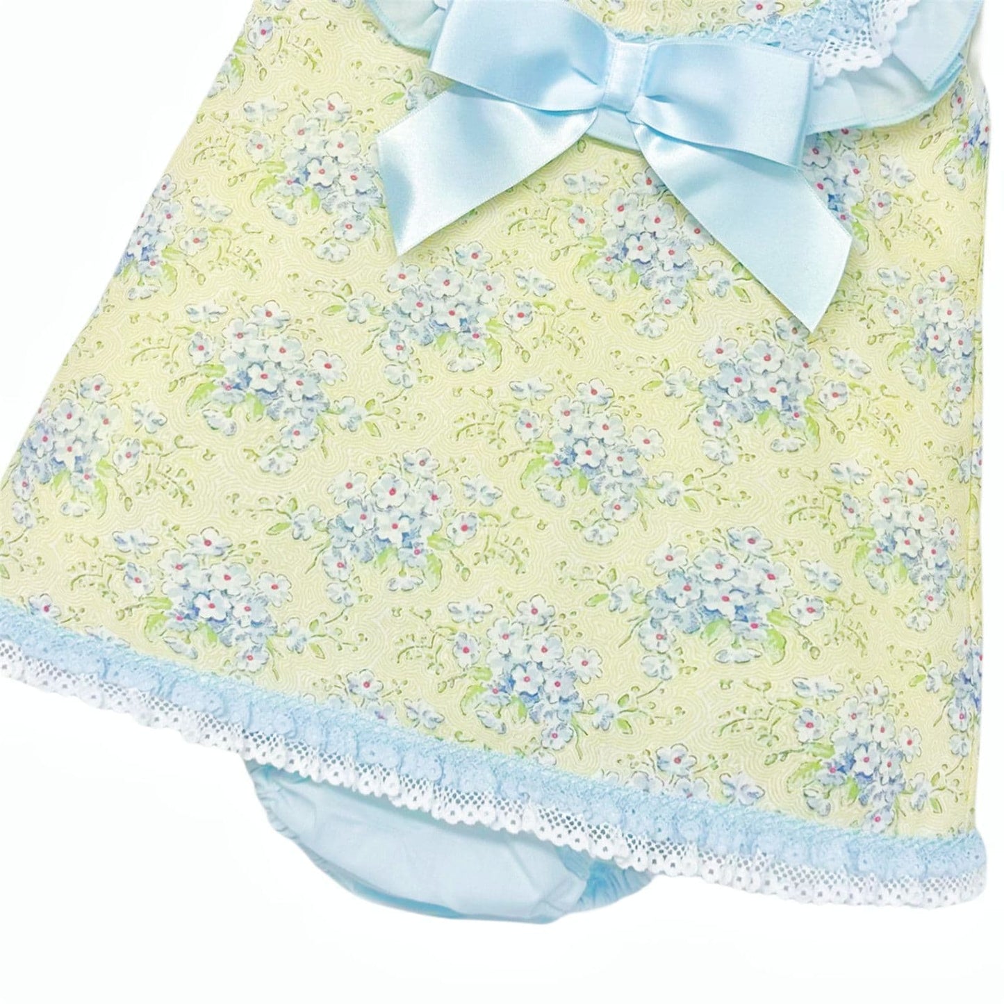 *SALE* Baby Girl Yellow Floral Summer Dress with Pants "MYD2301Y"