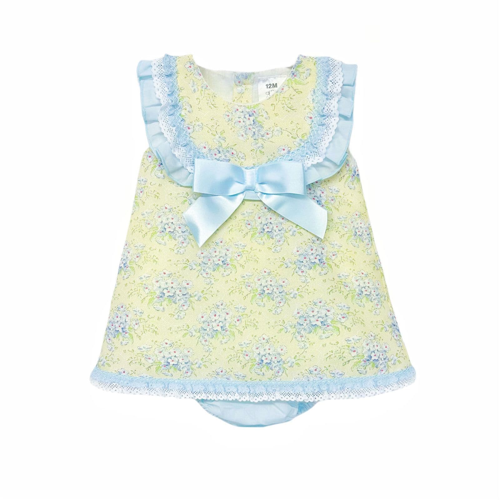 *SALE* Baby Girl Yellow Floral Summer Dress with Pants "MYD2301Y"