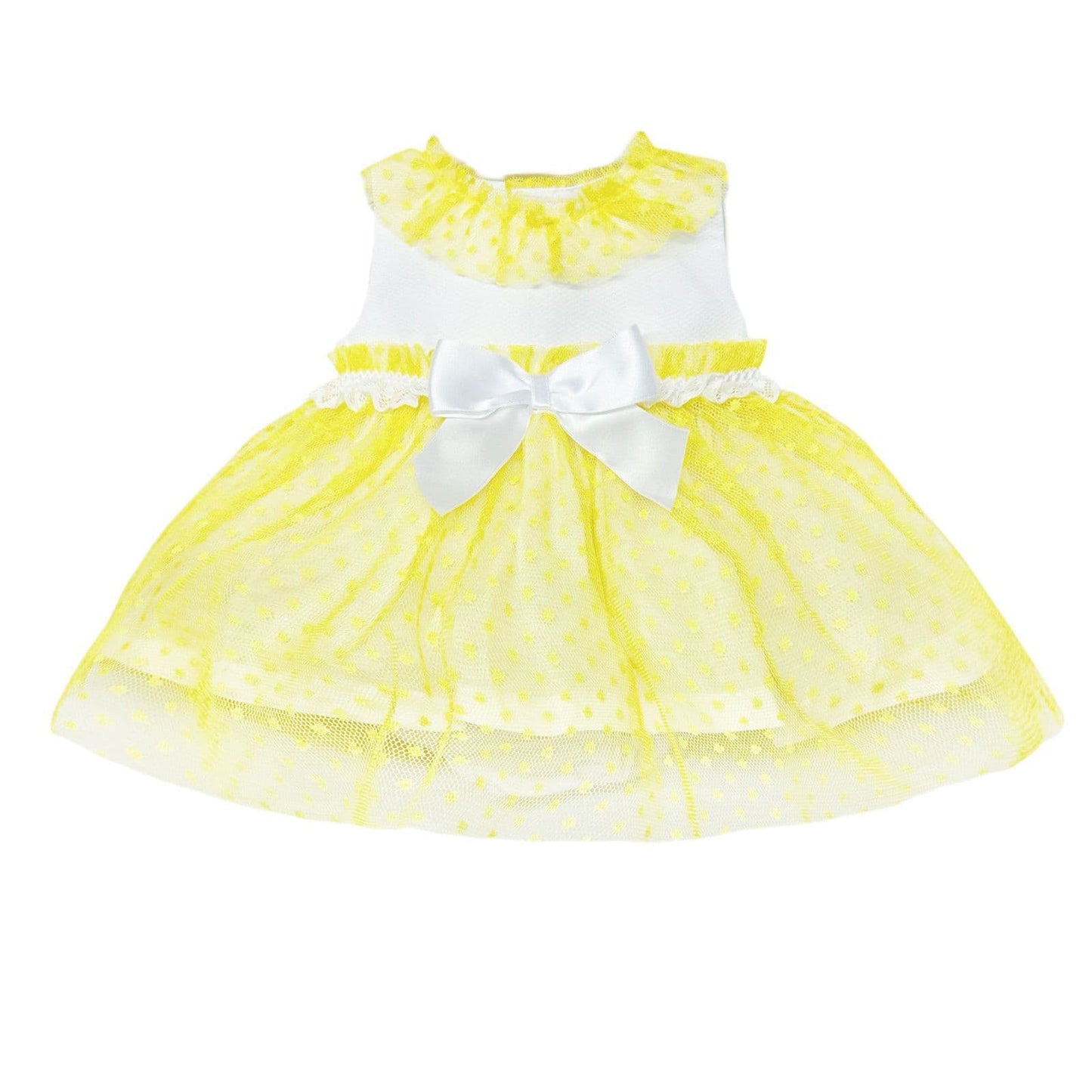 *SALE* Baby Girl Yellow Mesh Dress with Pants "MYD2347Y"