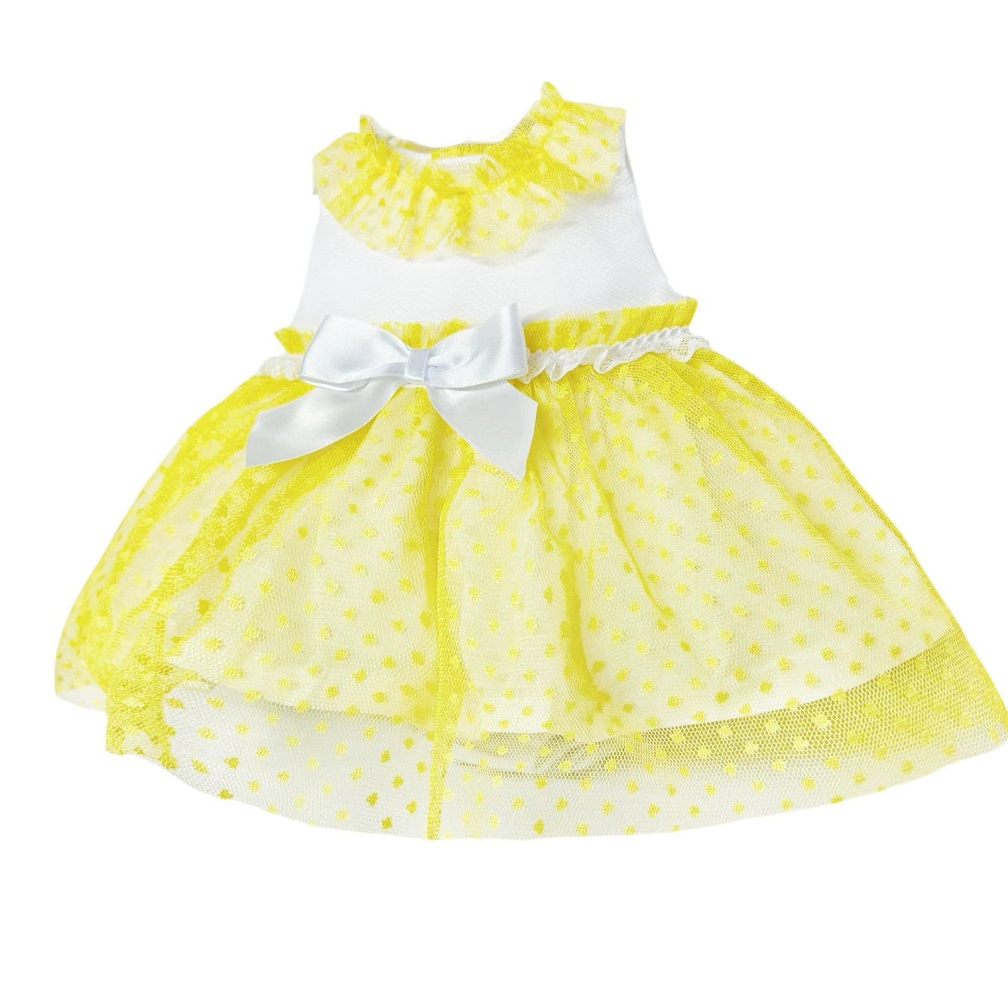 *SALE* Baby Girl Yellow Mesh Dress with Pants "MYD2347Y"