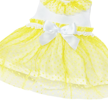 *SALE* Baby Girl Yellow Mesh Dress with Pants "MYD2347Y"