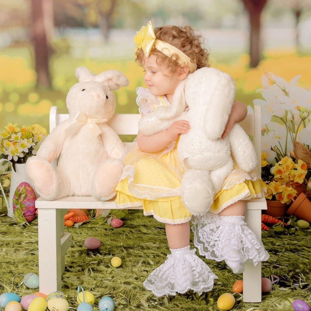 *SALE* Baby Girl Yellow Puff Ball Lace Dress Many Layers "2006"